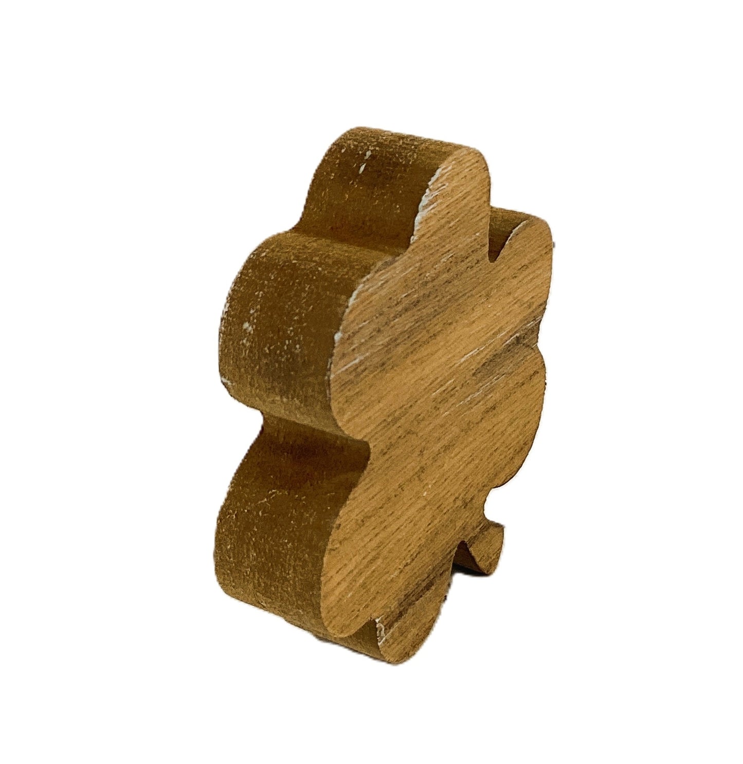 CP St Patricks Day - MDF Wood Primitive Natural Clover Shamrock 3pc Set