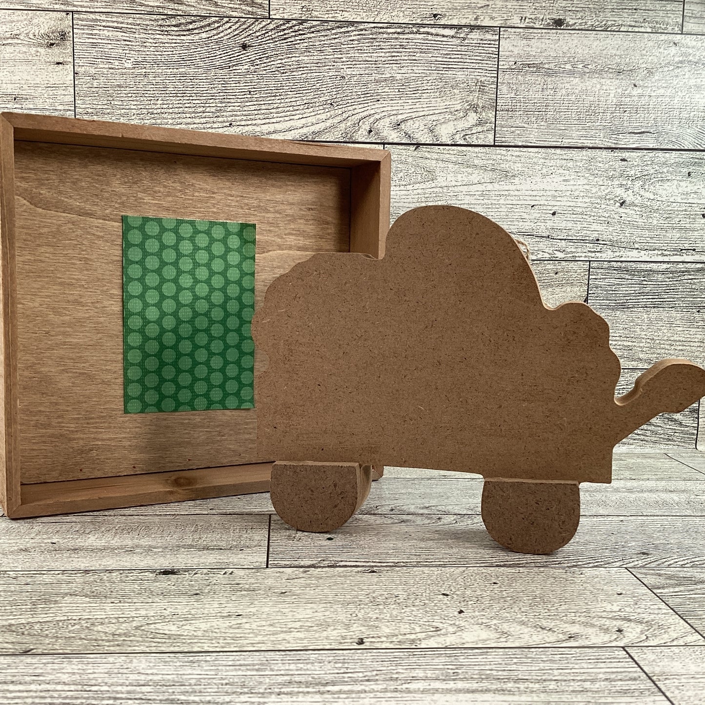 AGD St Patrick's Decor - Cheers Irish Gnome Chunky Wagon Inset Sign 2pc Set