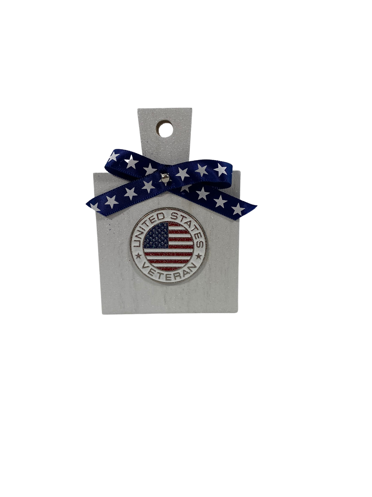AGD Patriotic Decor - United States Veteran Mini Cutting Board Tier Tray Sign