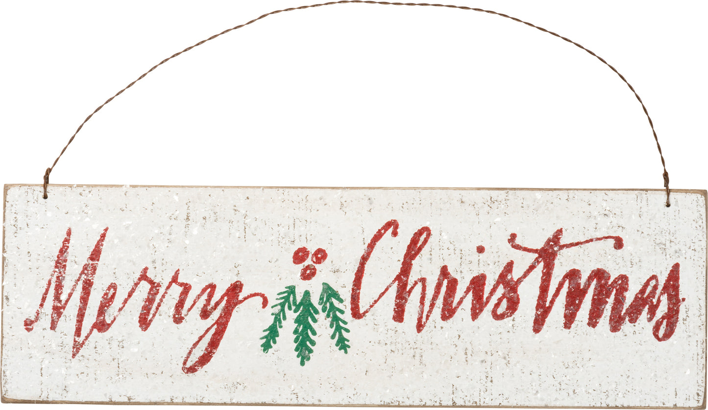 PBK Christmas Decor - Merry Christmas Farmhouse Sign