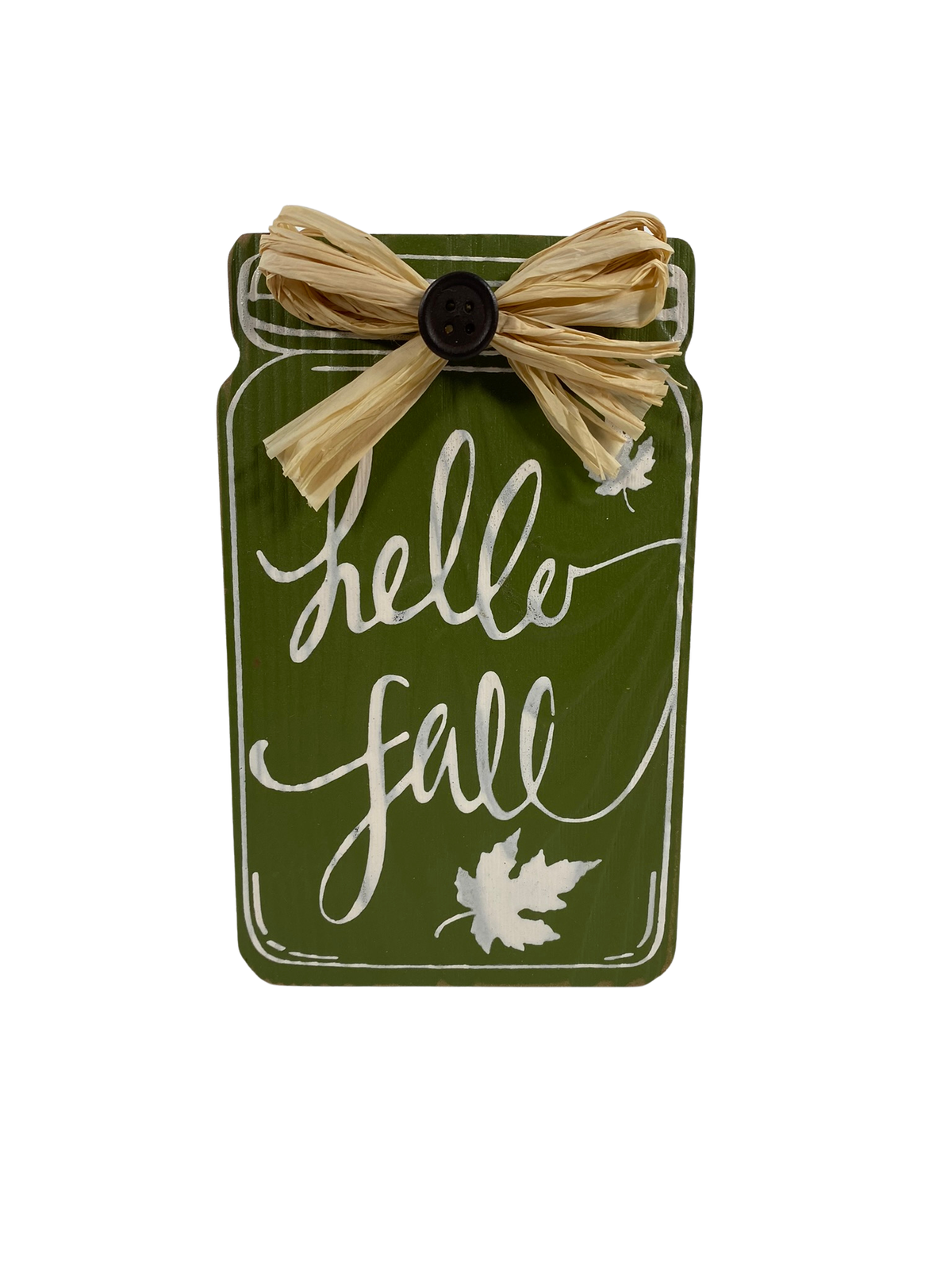 AGD Fall Decor - Sweet Pumpkin Pie Hello Fall MDF Mason Jar Sitters 2pc Set