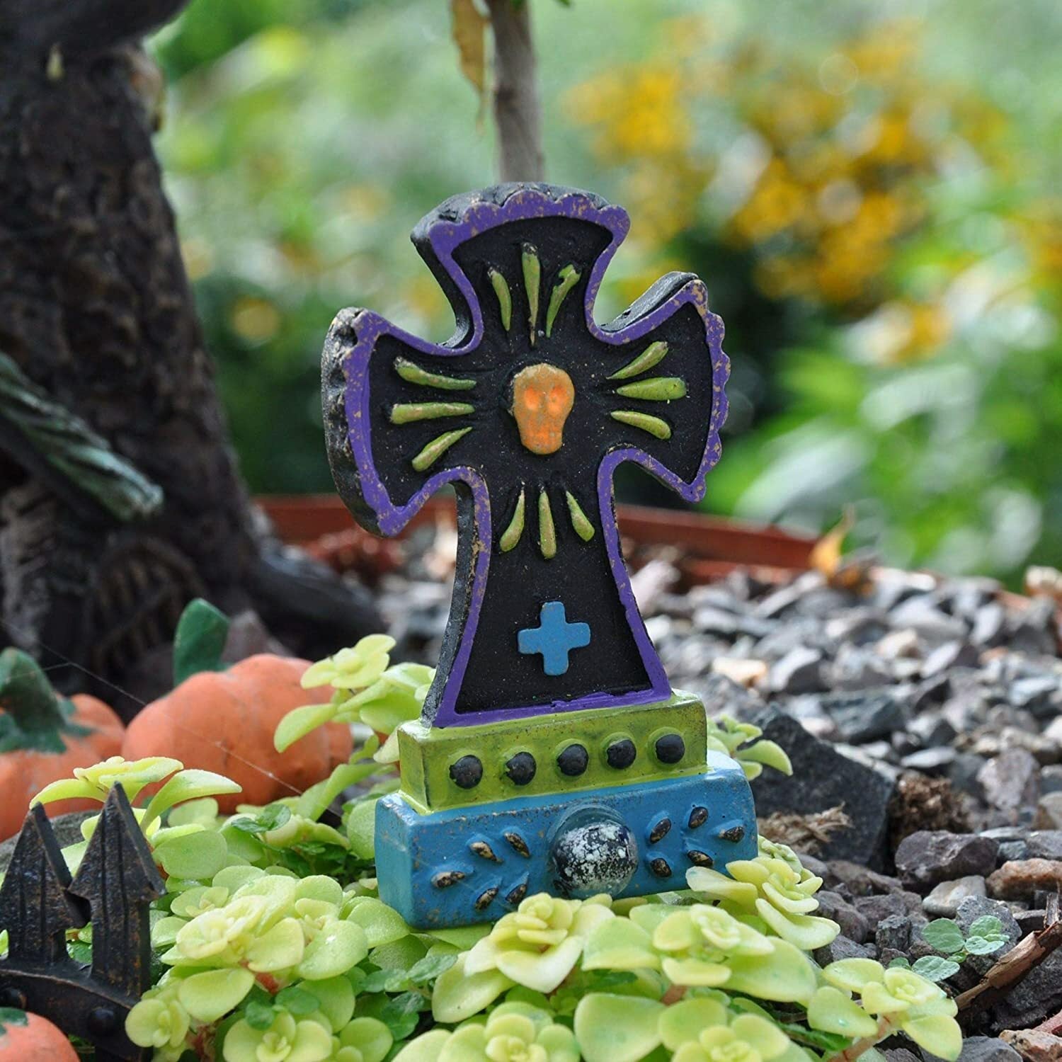 MW Halloween Decor - Gypsy Fairy Garden Tombstones 2pc. Set