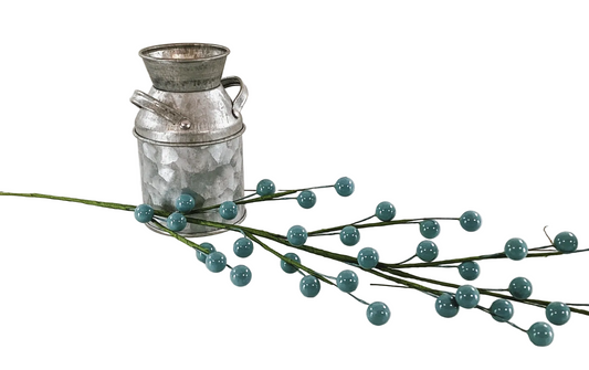 Darice Floral Supply - Pearl Blue Berry Floral Spray Pick 12pc Set