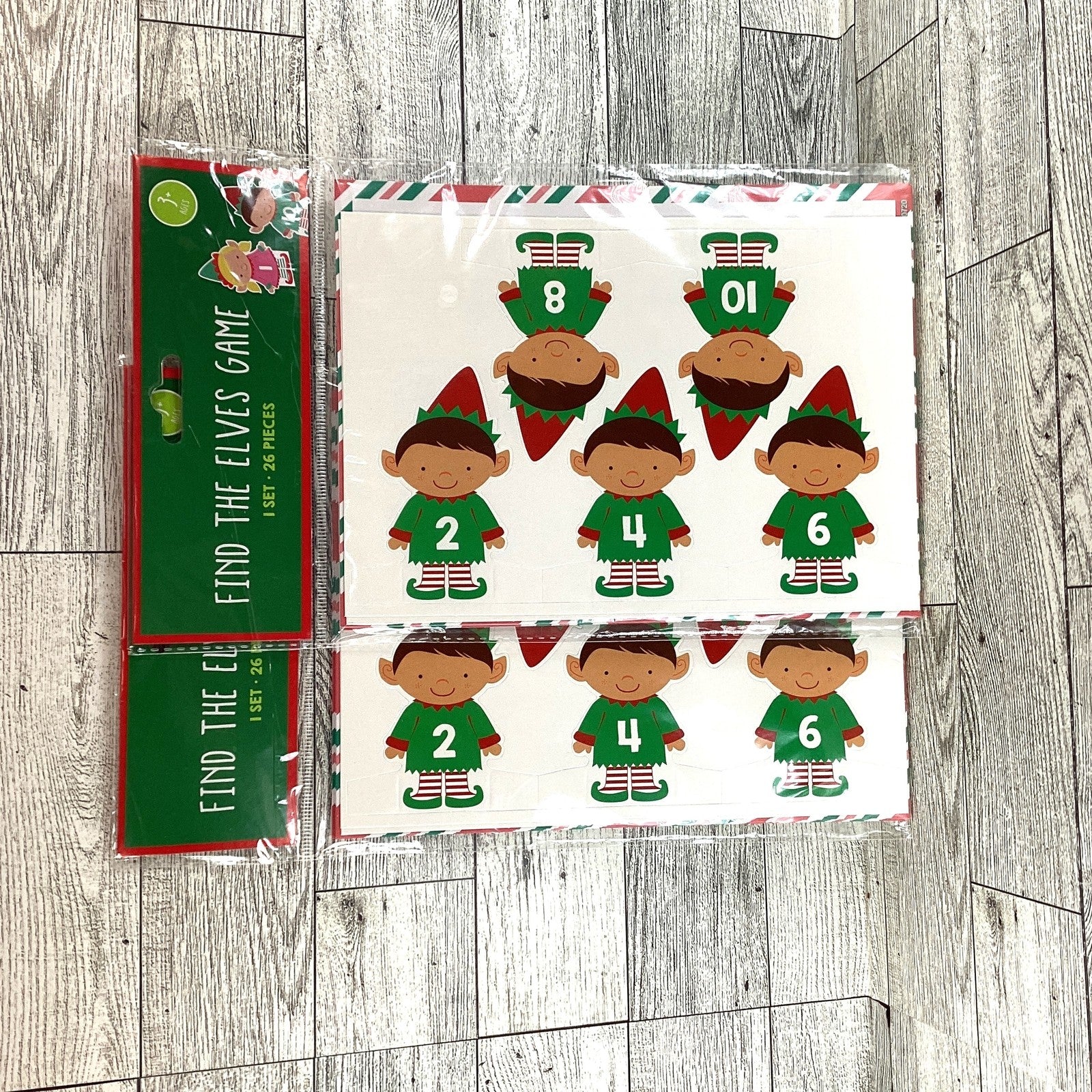 HL Christmas Craft Supply - Find the Elf Elves Classroom Game Pack 2pks