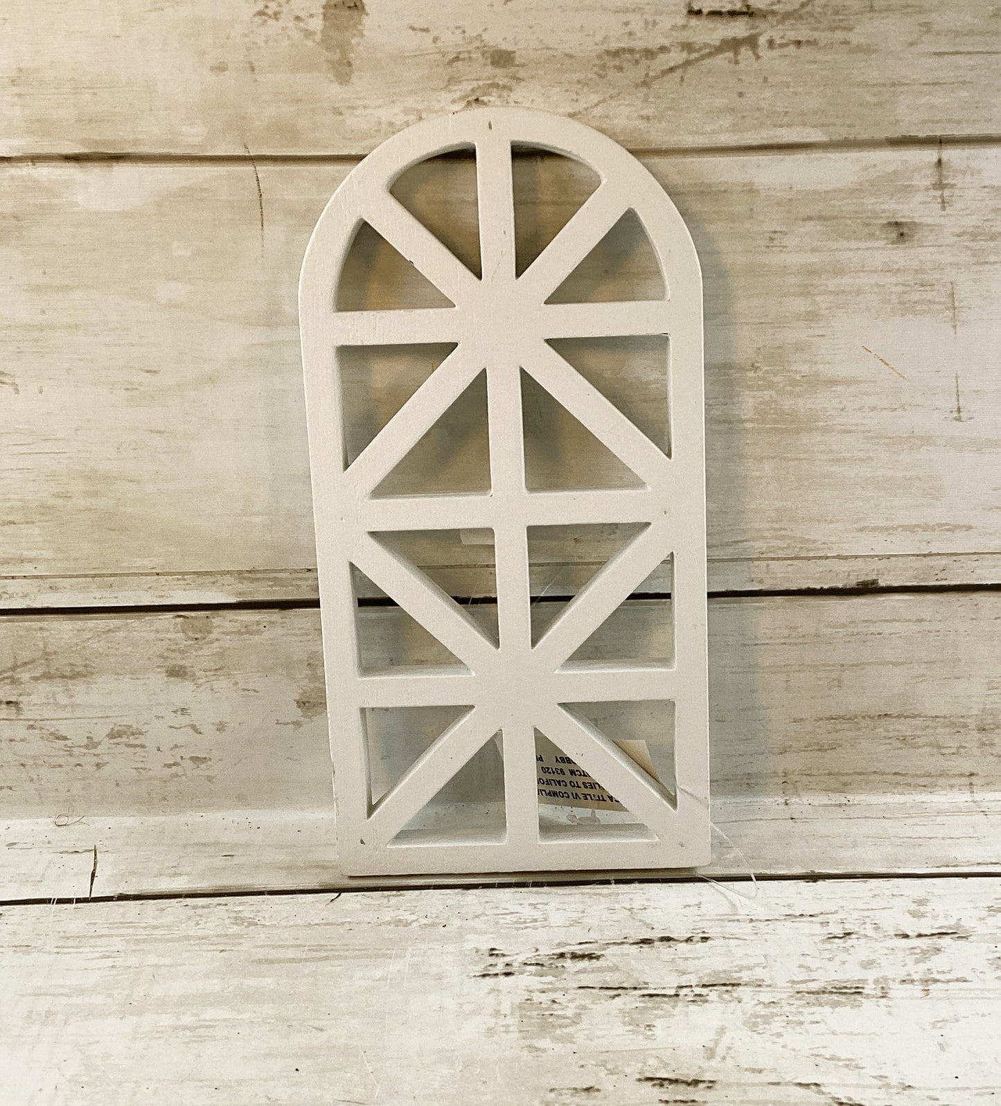 HL Craft Supply - Wood Arch Cut-Out Window 6-inch