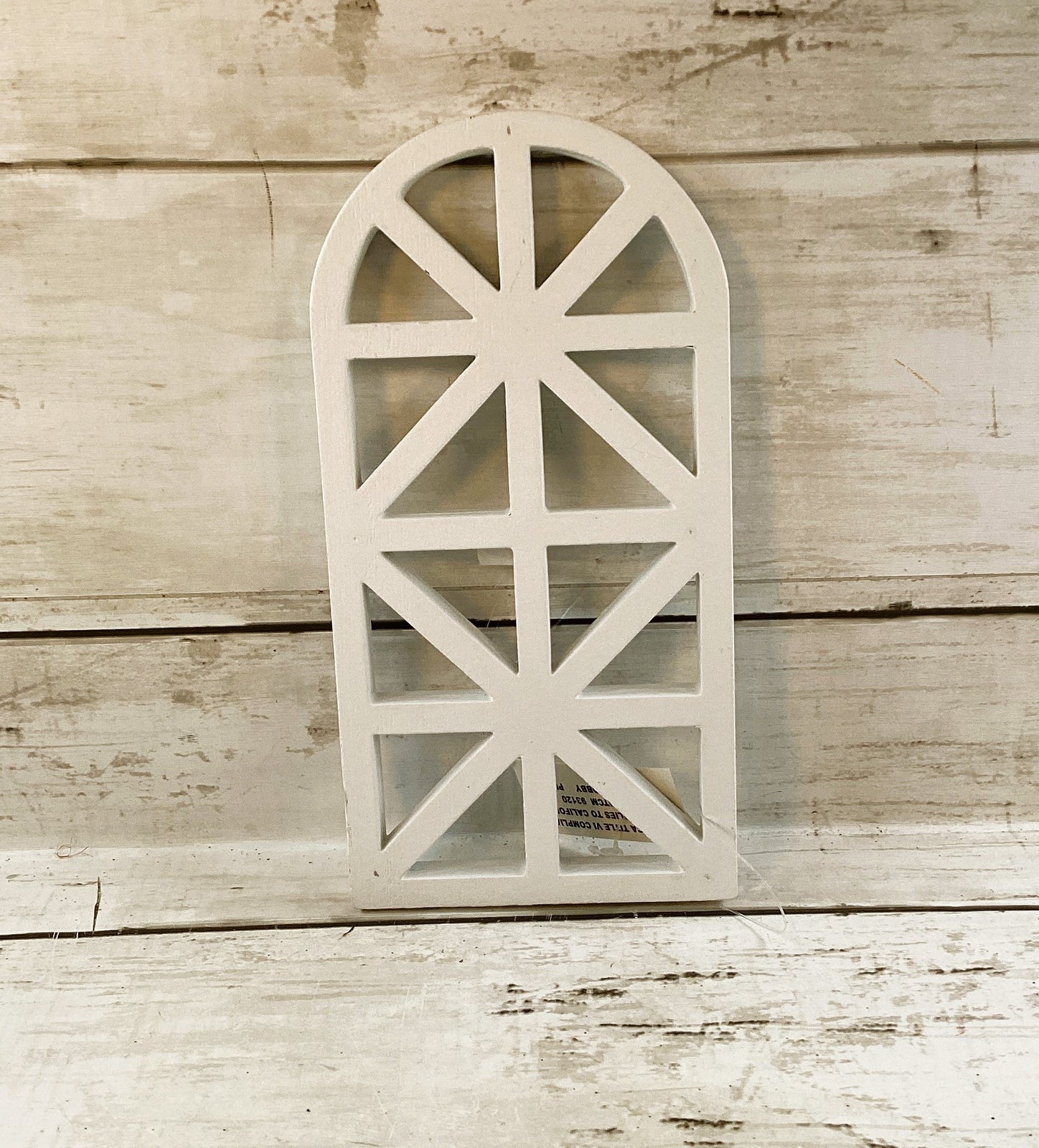 HL Craft Supply - Wood Arch Cut-Out Window 6-inch