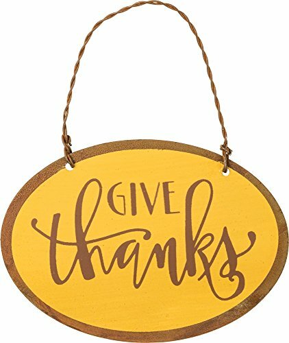 Primitives by Kathy Ornament - Give Thanks