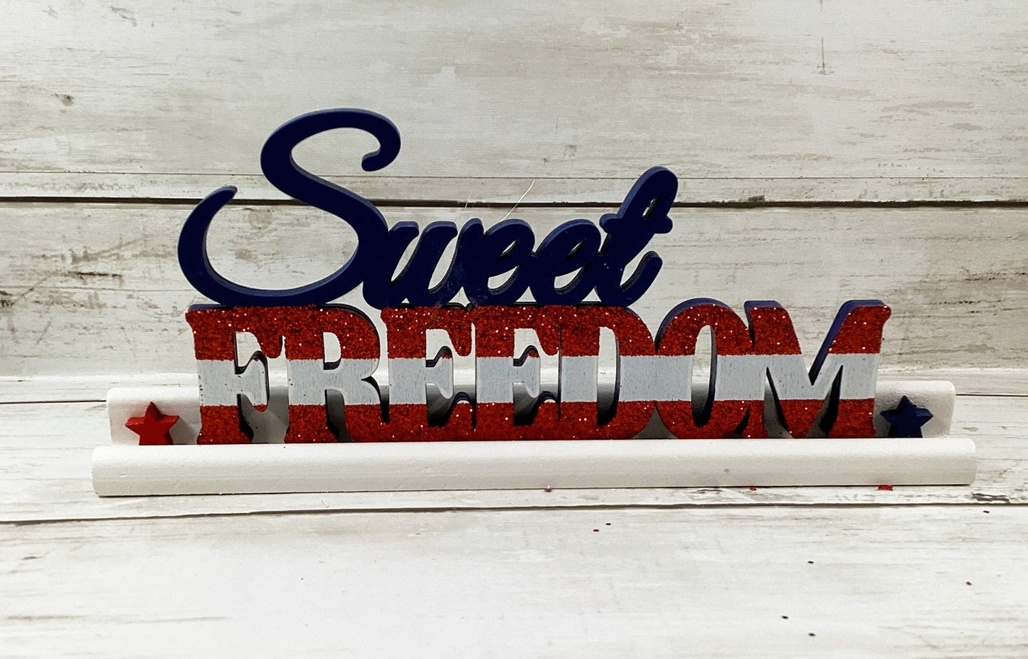 AGD Patriotic Decor - Popsicle Ice Cream Truck Sweet Freedom 4pc