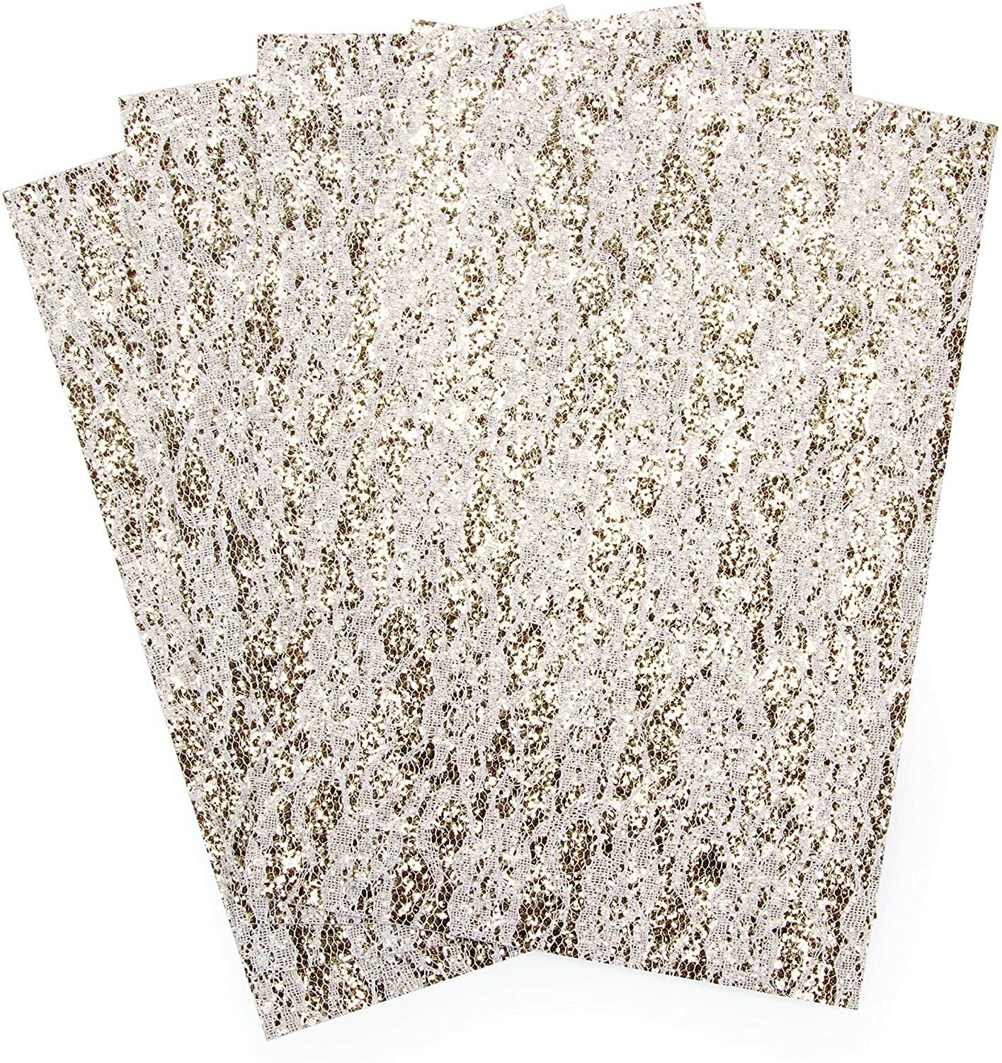 Darice Craft Supply - Sticky-back Lace Glitter Sheets 4pc Set