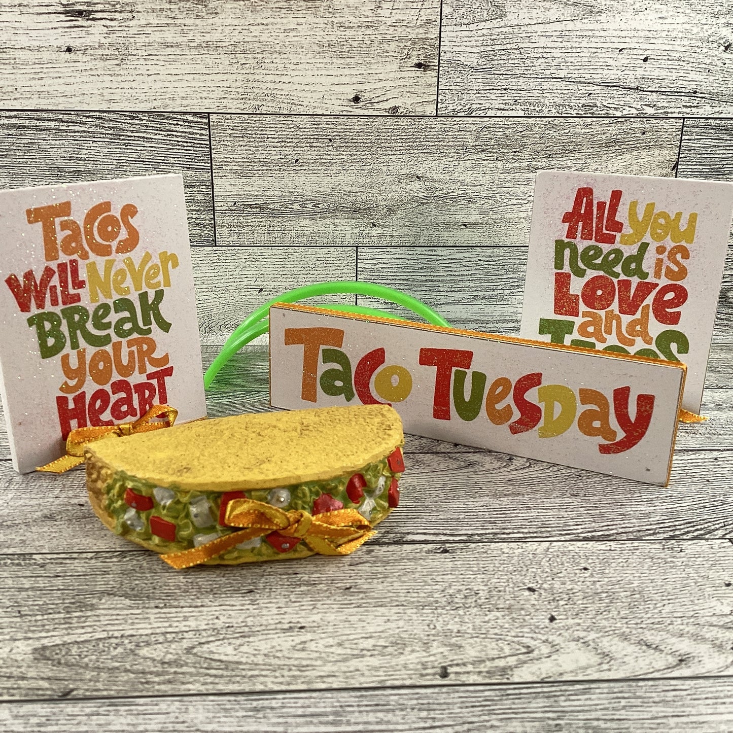 AGD Cinco De Mayo Decor - Taco Theme Tier Tray Decor 5pc Set