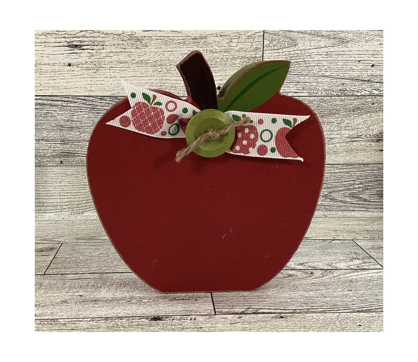 AGD Fall Decor - Harvest Wood Chunky 5 Cents Apple Sign Tier Tray Set