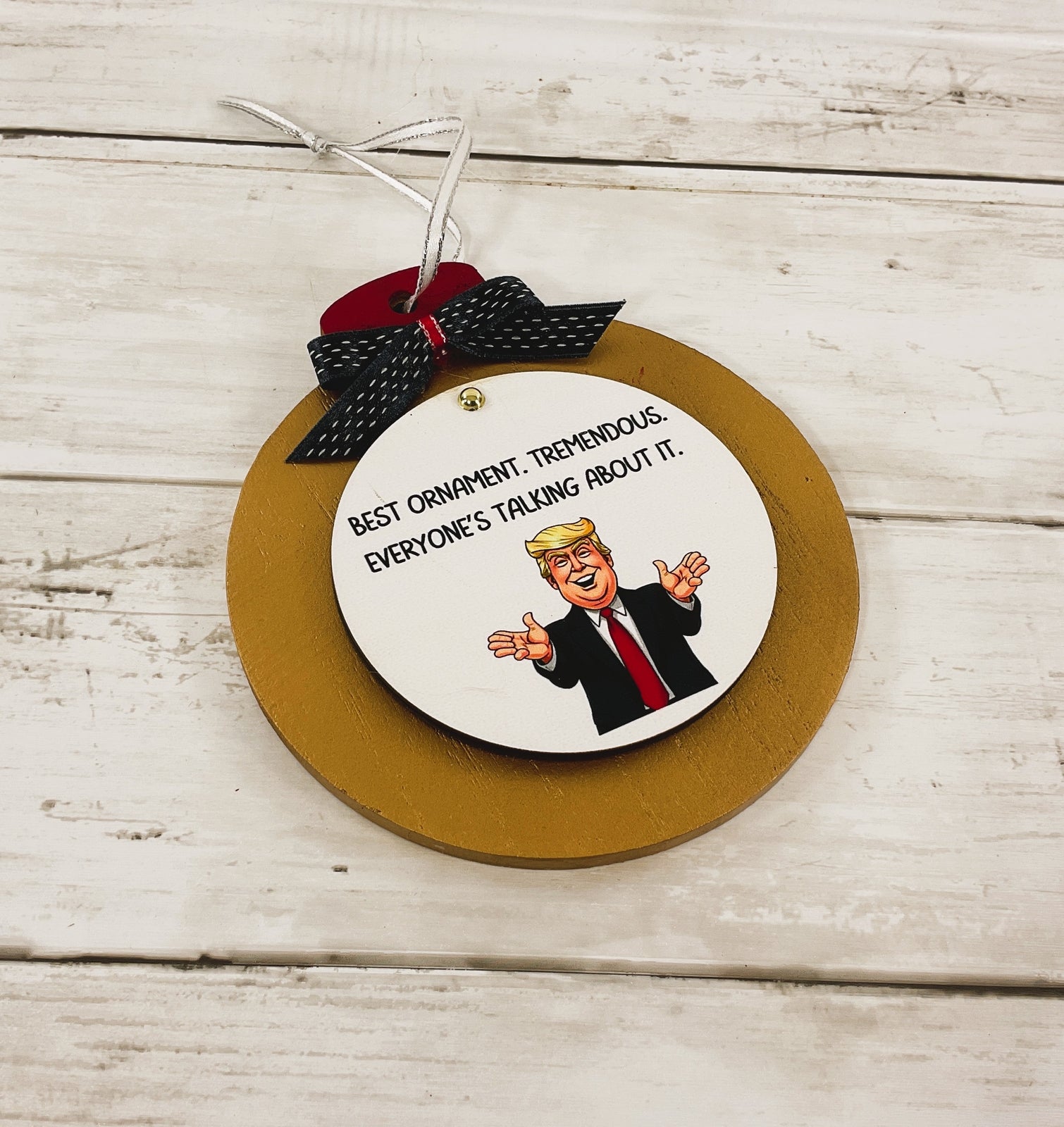 AGD Humor Gift  - Funny Donald Trump Tremendous Best Ornament