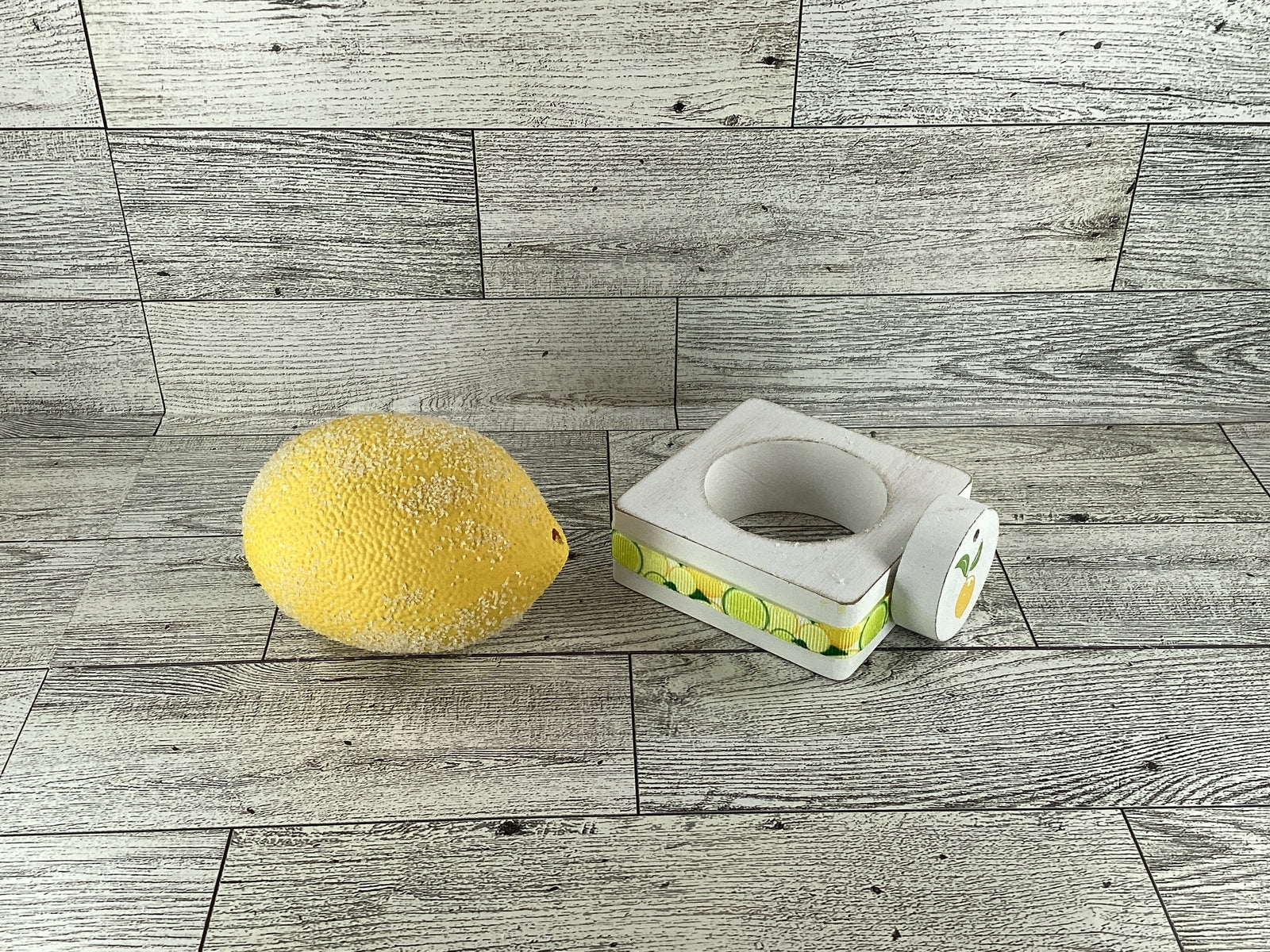 AGD Spring Decor - Summer Lemon Theme Tier Tray Decor 5pc Set