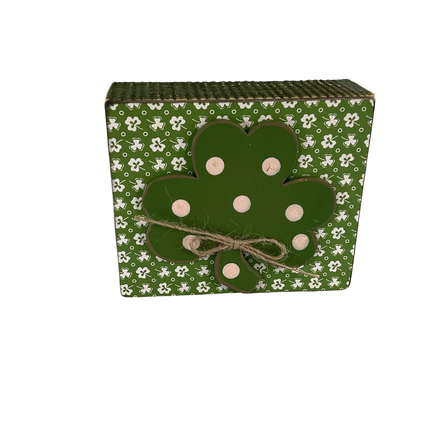 AGD St Patrick Decor - Resin Leprechaun Gnomes Shadow Box Sitter