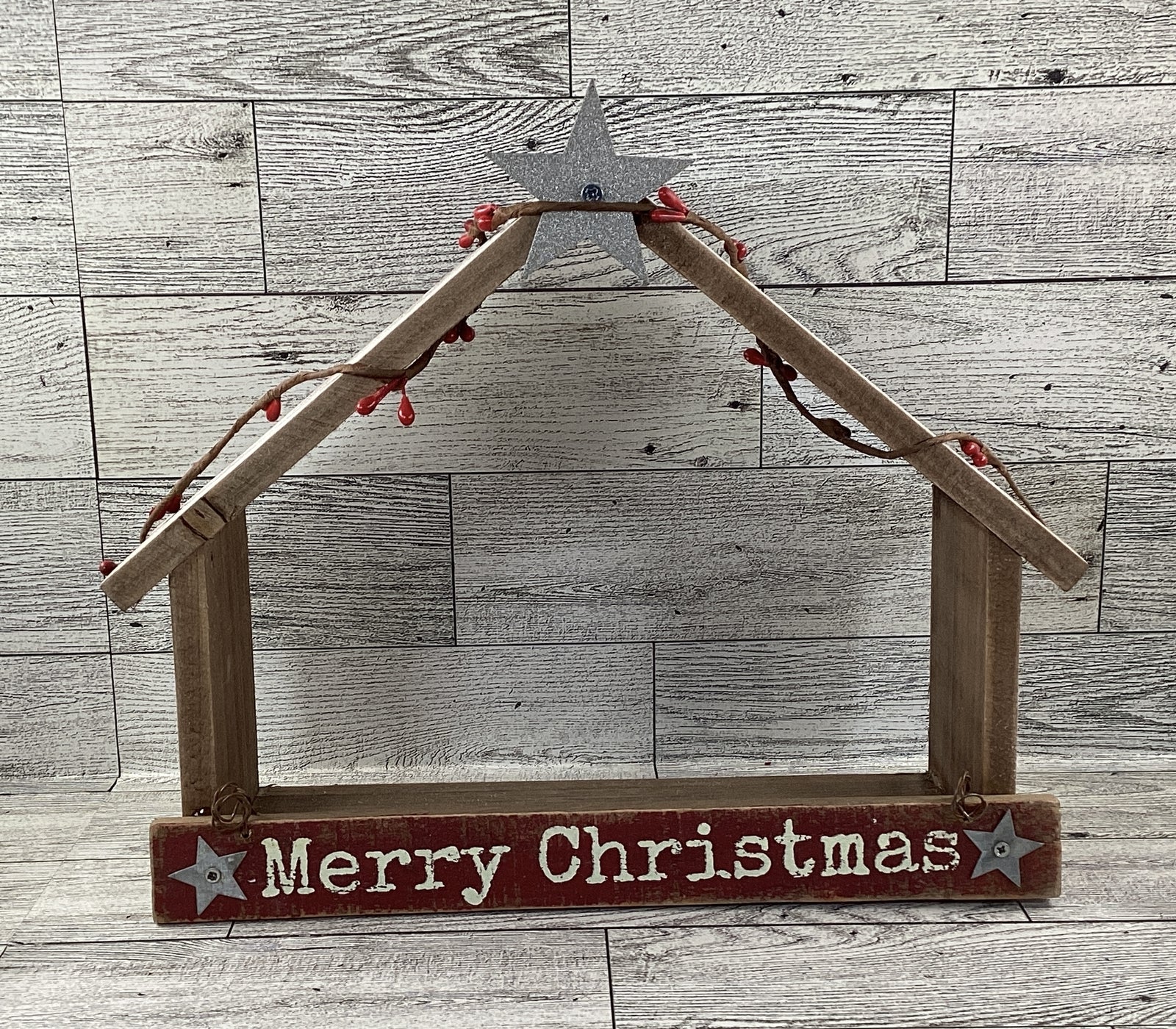 AGD Christmas Decor - Prim Merry Christmas Children Kids Nativity Set