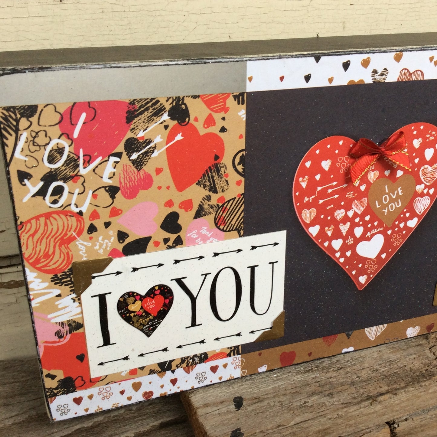 AGD Valentines Decor - I Love You My Sweetheart Box Sign