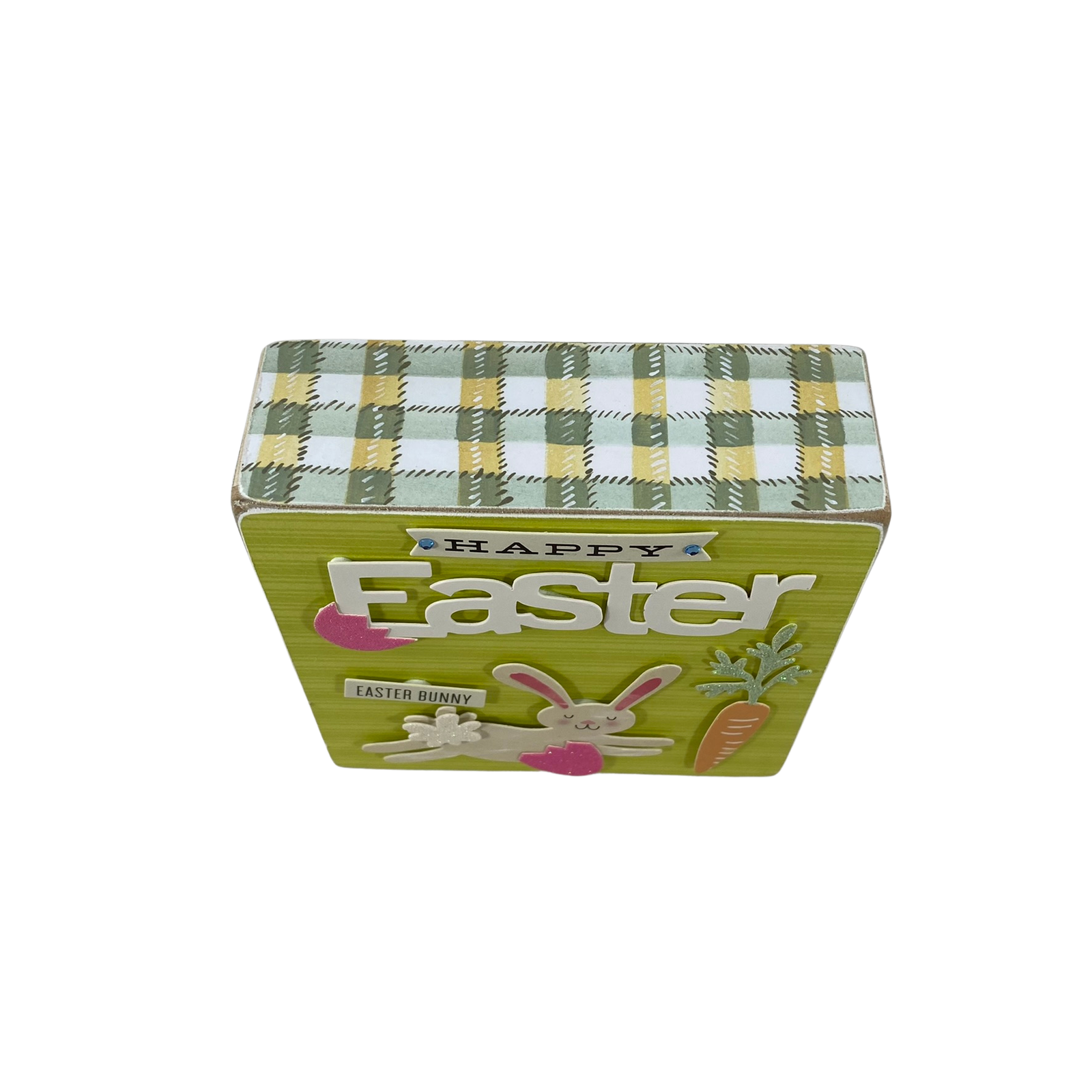 AGD Easter Decor - 3-D Bunny Double-Sided Box Sign