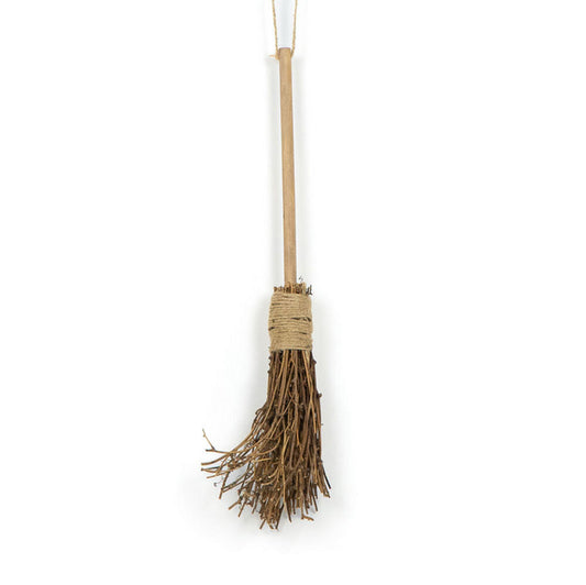 Adams Halloween Craft Supply  - Primitive Straw Broom 18-inch
