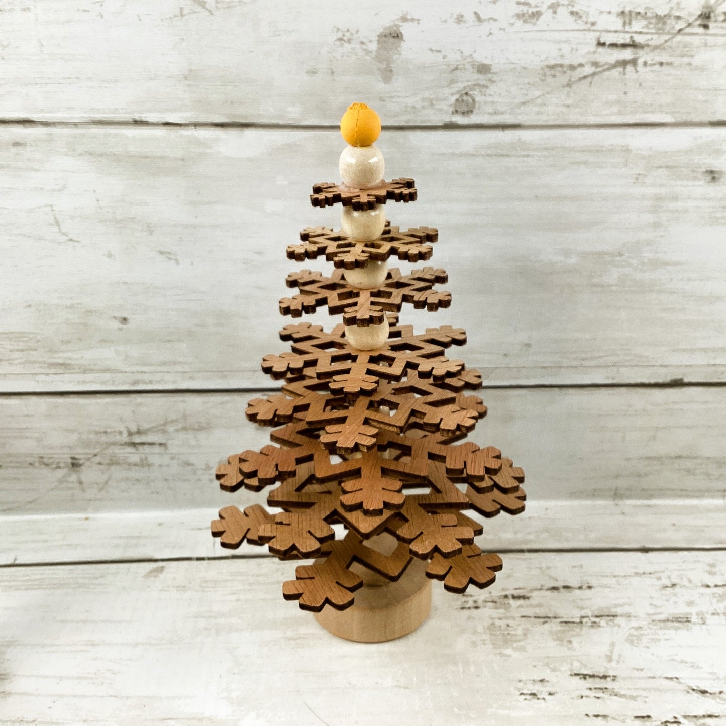 AGD Christmas Decor -  Rocking Horse Snowman Tree Tier Tray 3pc Set