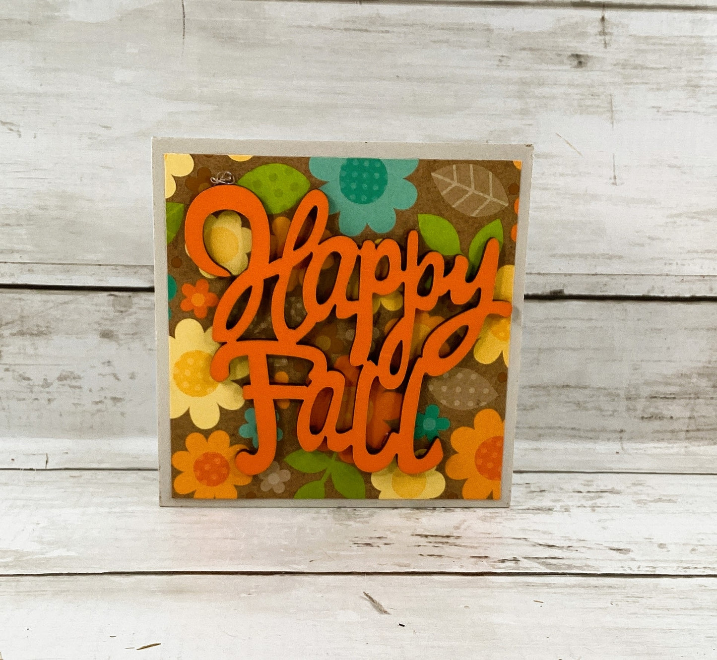 AGD Fall Decor -  Here For The Pie Happy Fall Reversible Tier Tray Sign