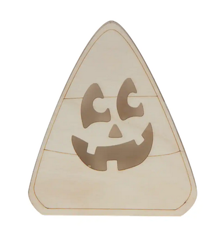 Michaels Halloween Decor - Wood DIY LED Candy Corn Box