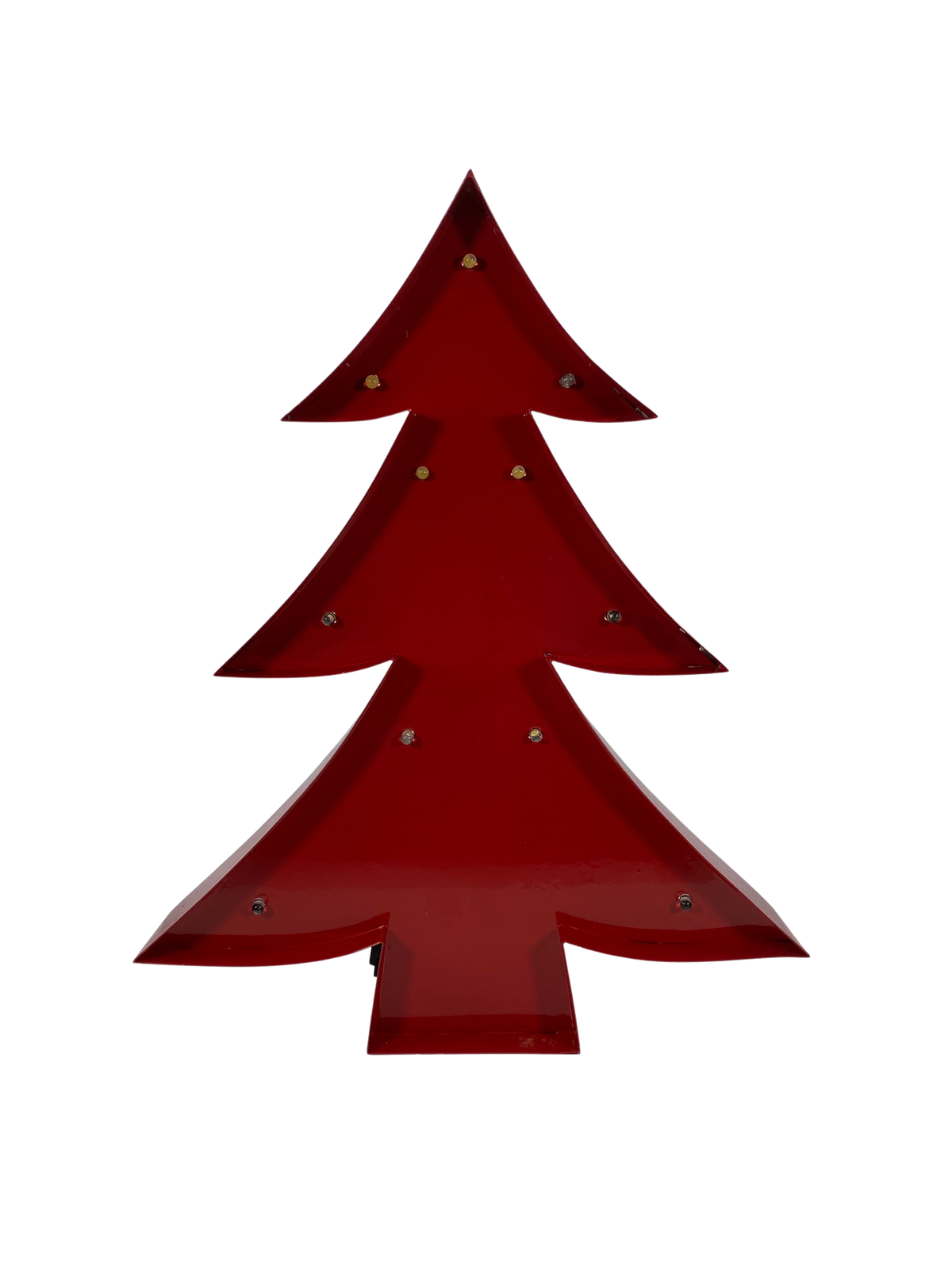 Raz Christmas Decor - Metal Green Metal Marquee 13 inch Tree