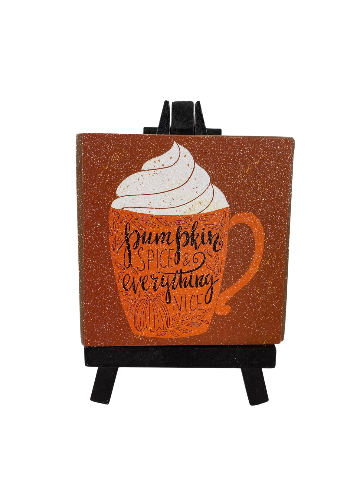 AGD Fall Decor - Pumpkin Spice Turkey Time Reversible Easel Sign