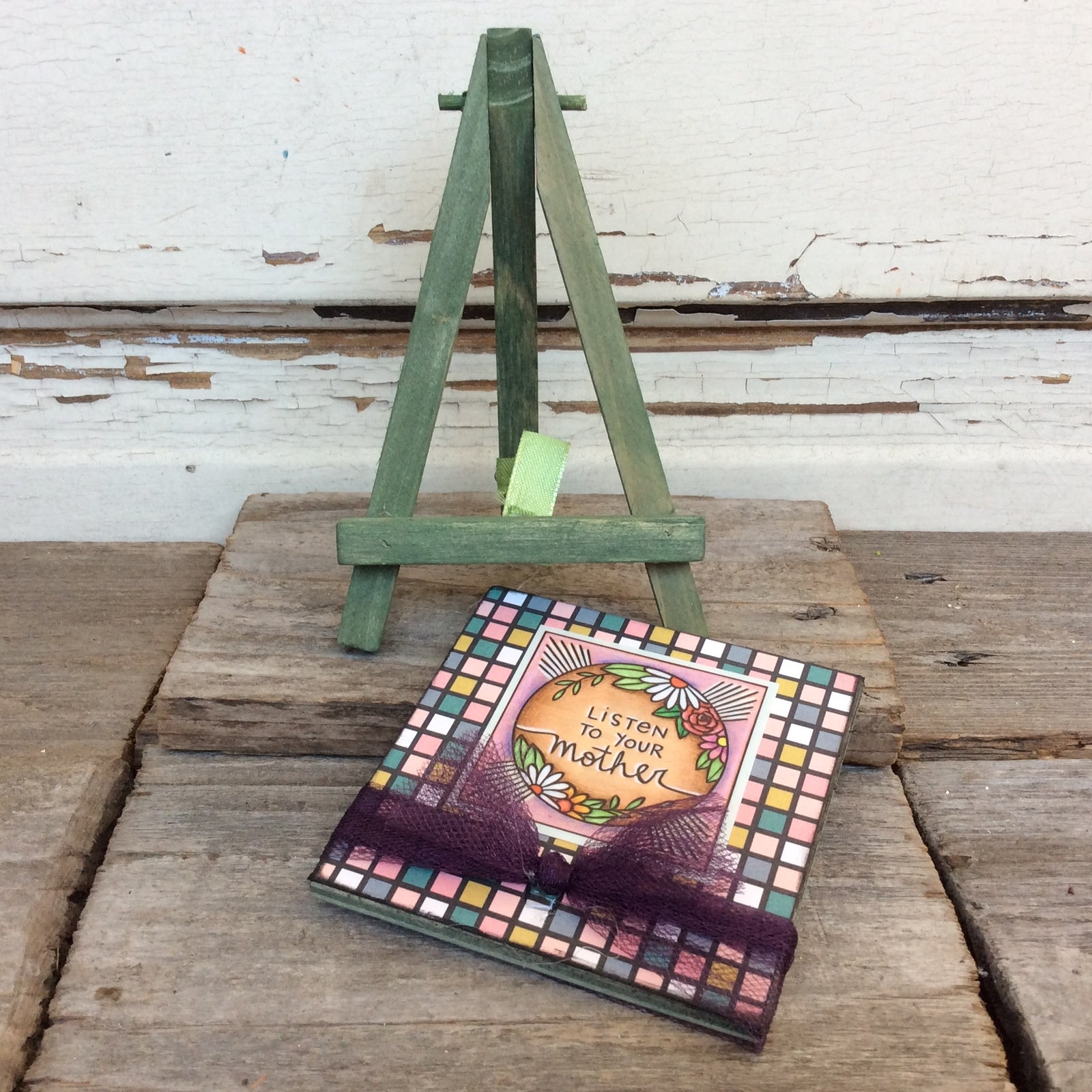 AGD Mom Day Gift - Listen to Your Mother Easel Display