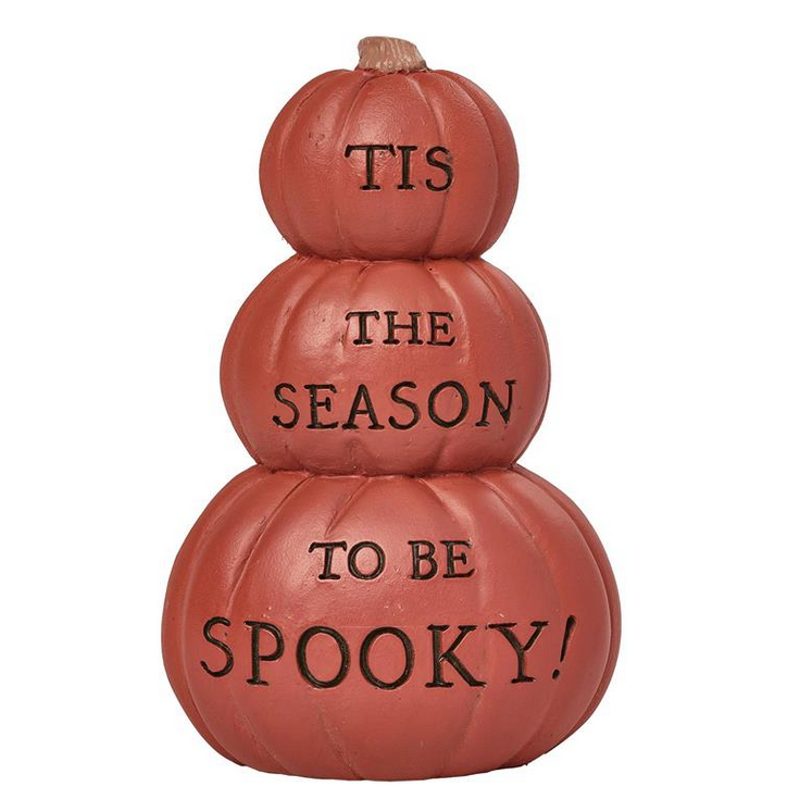 BB Halloween Decor - Tis the Season Spooky Pumpkins Figurine