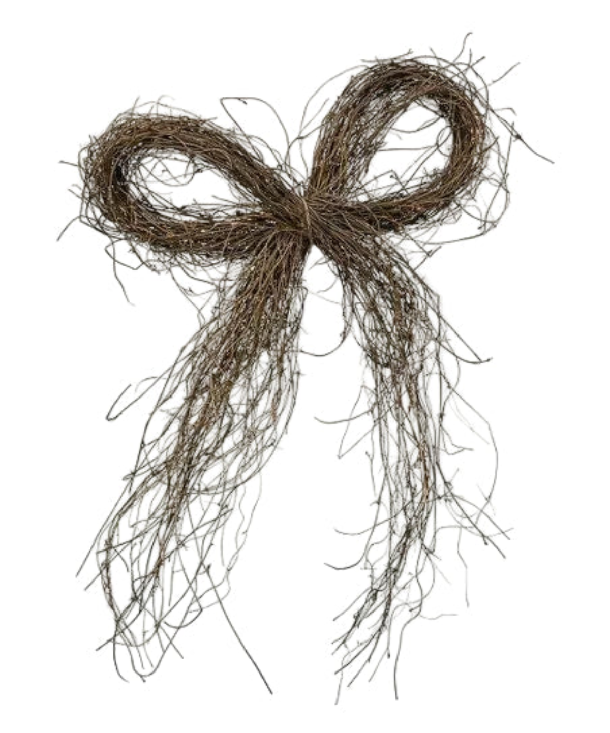 PBK Home Decor - Farmhouse Small Angel Vine Twig Bow 1pc