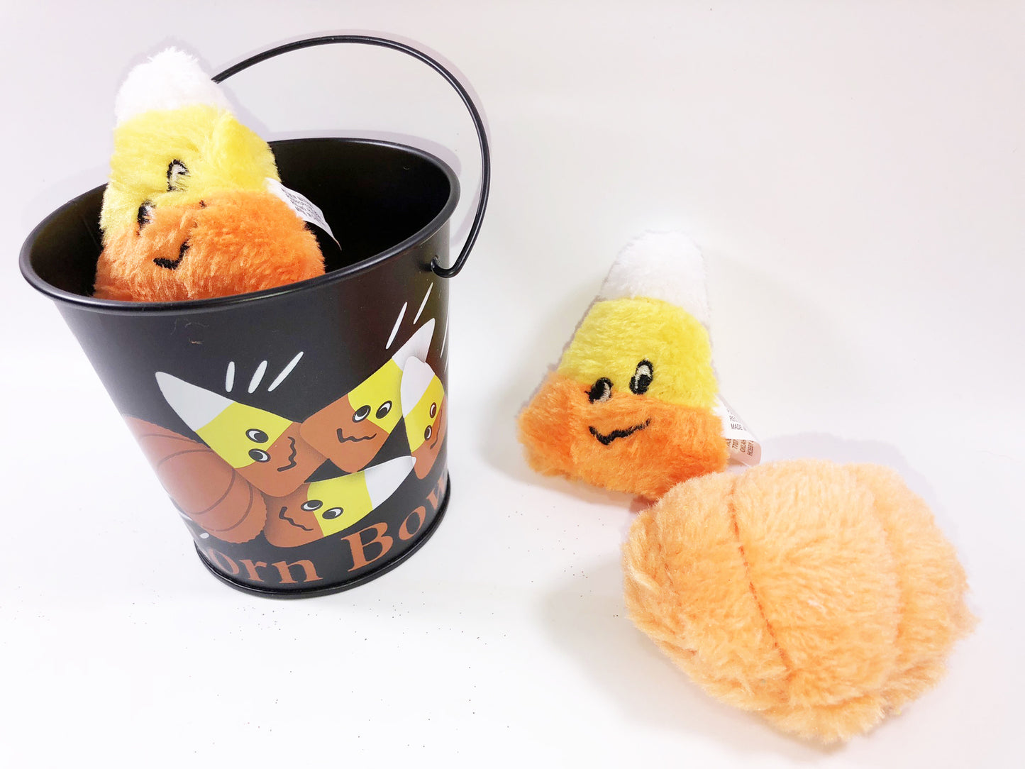 HL Halloween Decor - Candy Corn Bowling Tin Game Favor Gift 7pc Set