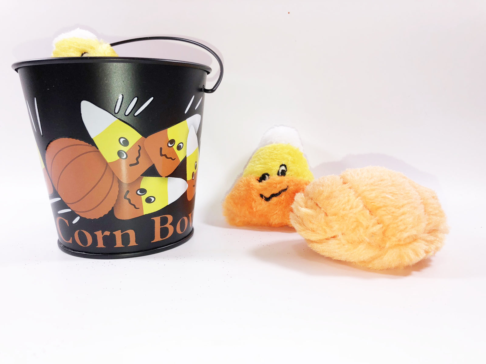 HL Halloween Decor - Candy Corn Bowling Tin Game Favor Gift 7pc Set