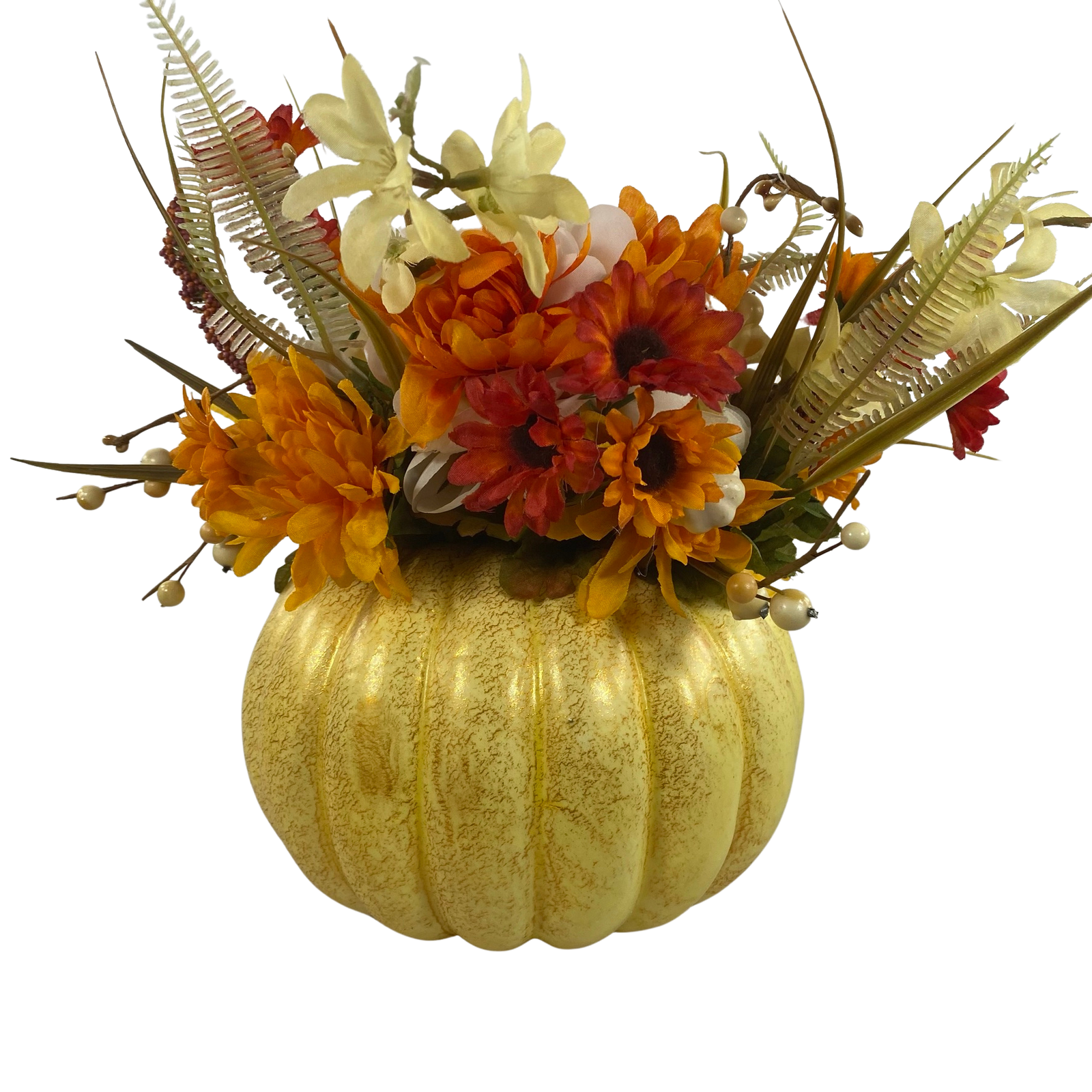 AGD Fall Decor -  Give Thanks Pumpkin Floral Centerpiece