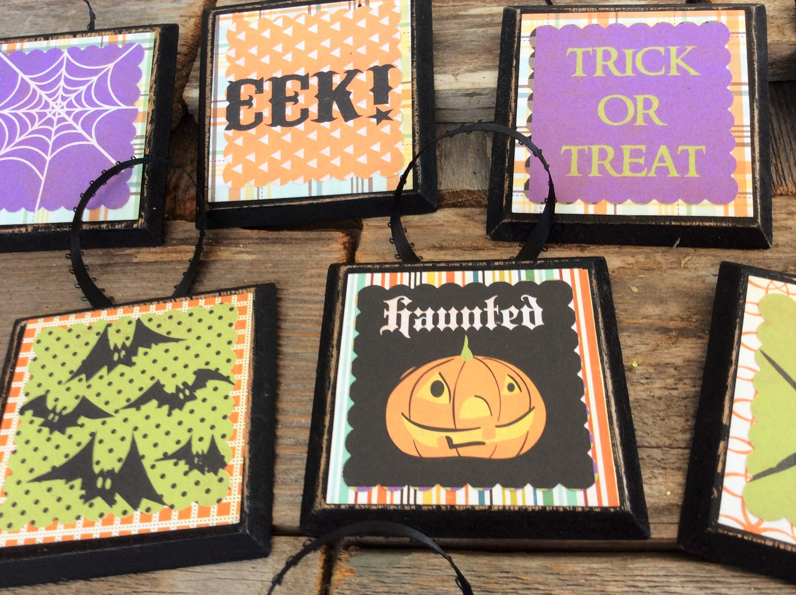 AG Designs Ornaments - Halloween Theme Images 8pcs. #8222