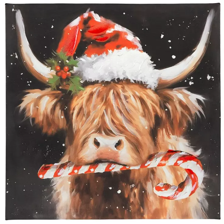 HL Christmas Decor - Scottish Highland Cow