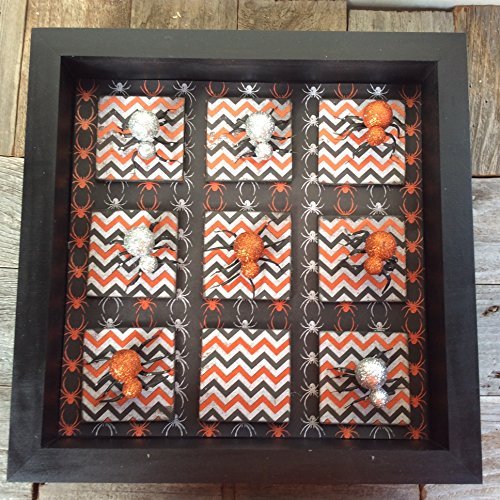 AGD Halloween Decor - Spider Tic Tac Toe Board Game