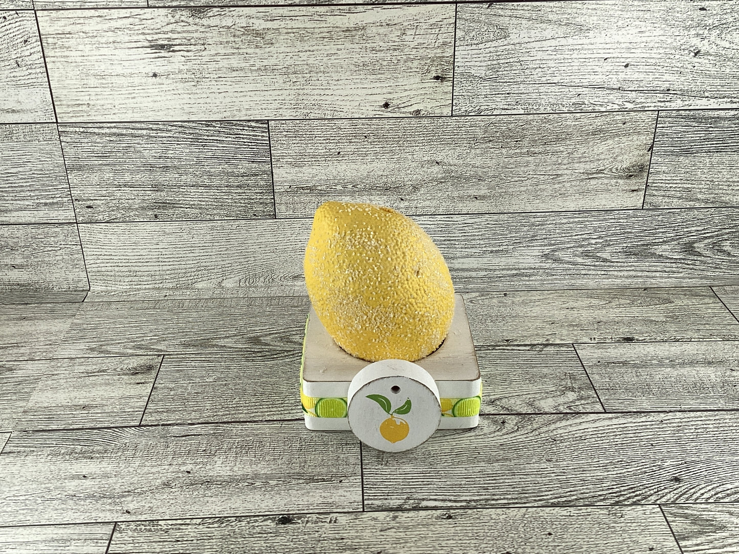 AGD Spring Decor - Summer Lemon Theme Tier Tray Decor 5pc Set
