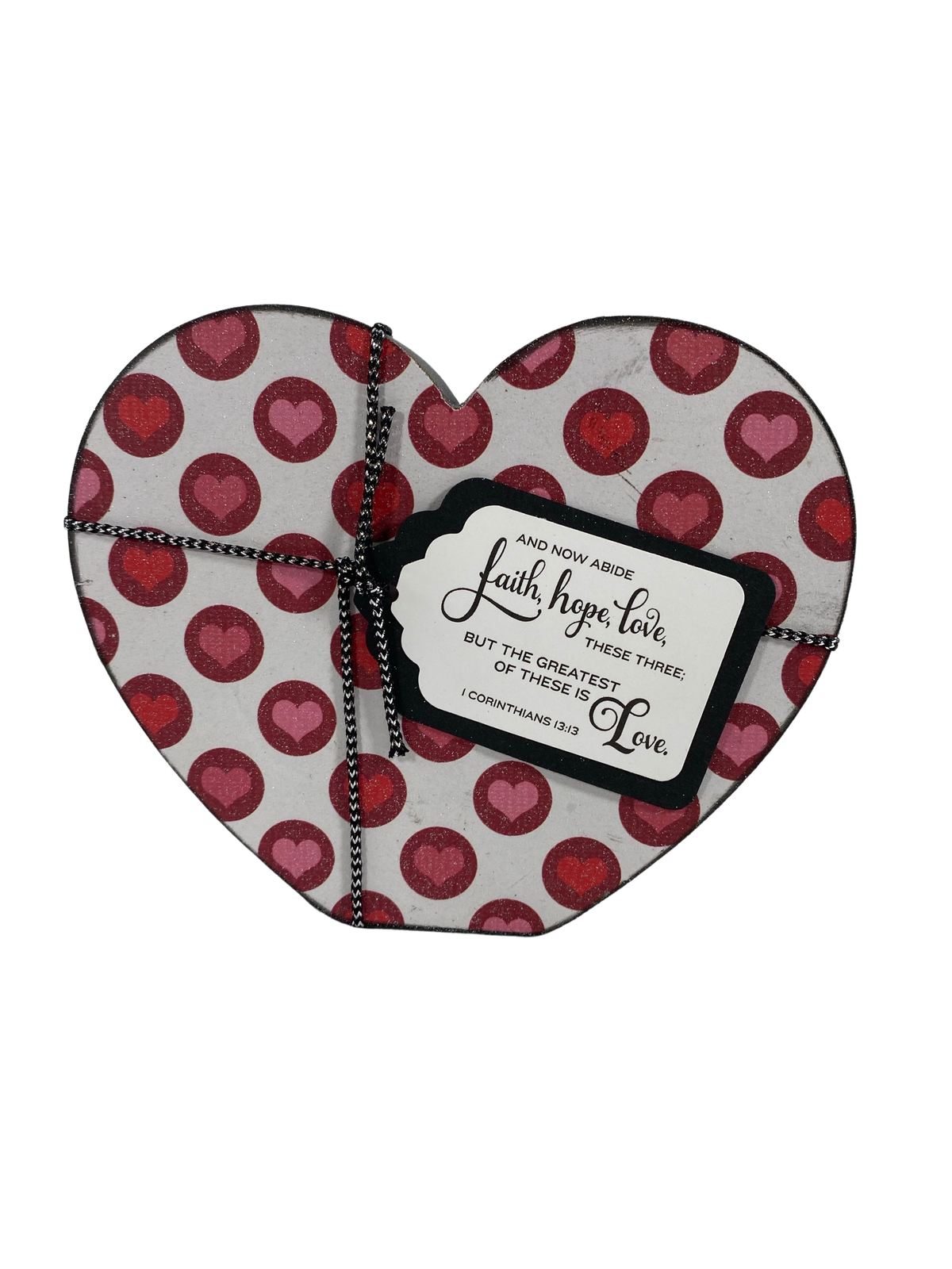 AGD Valentines Decor - Chunky Heart and Ceramic Light Up Truck 2pc