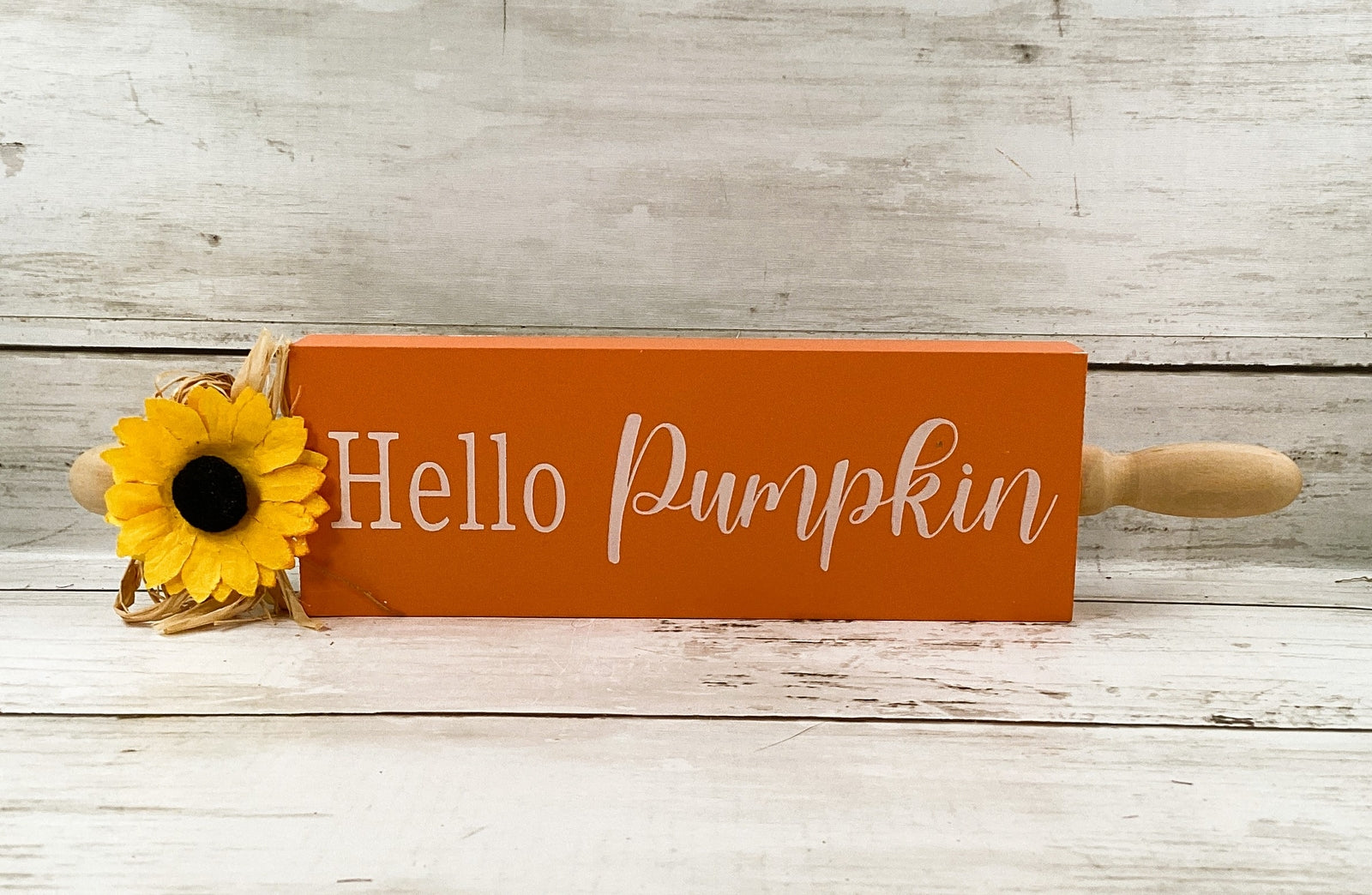 AGD Fall Decor - Eat Drink Give Thanks Small Cutting Board Rolling Pin 2pc