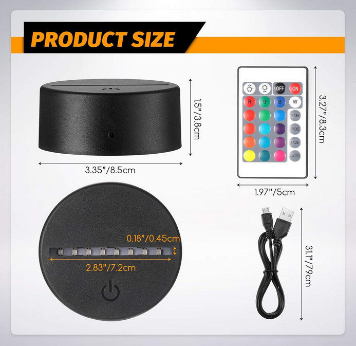 TM Patriotic Decor - Acrylic One Nation Under God God Bless Cross