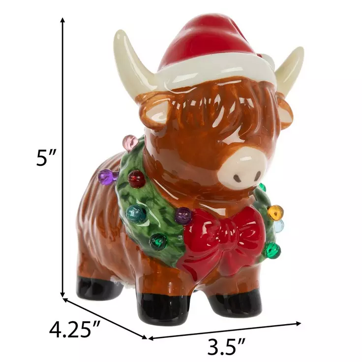 HL Christmas Decor - Scottish Highland Cow