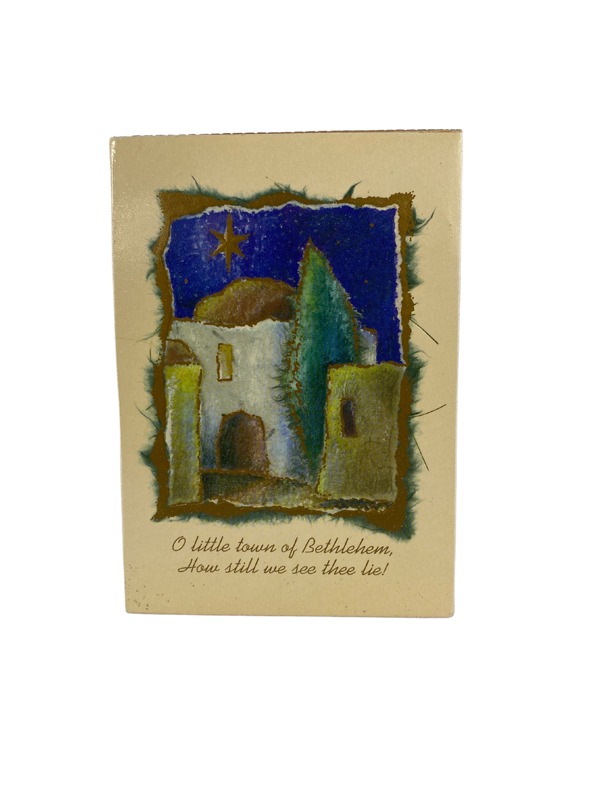 AGD Christmas Decor - Farmhouse O Holy Night Nativity Block Sign