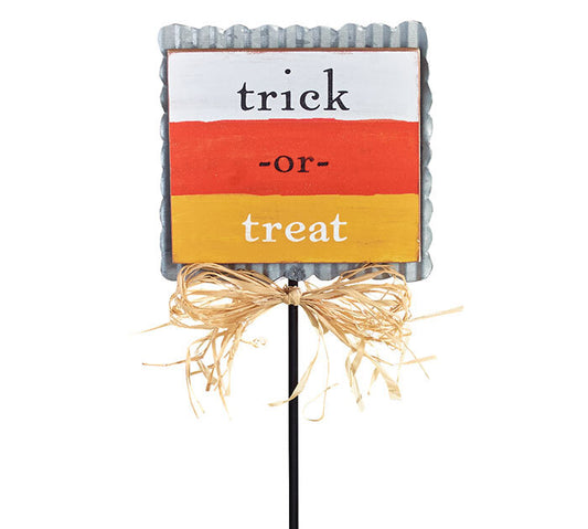 Burton Halloween Decor - Corrugated Candy Corn Pick Sign