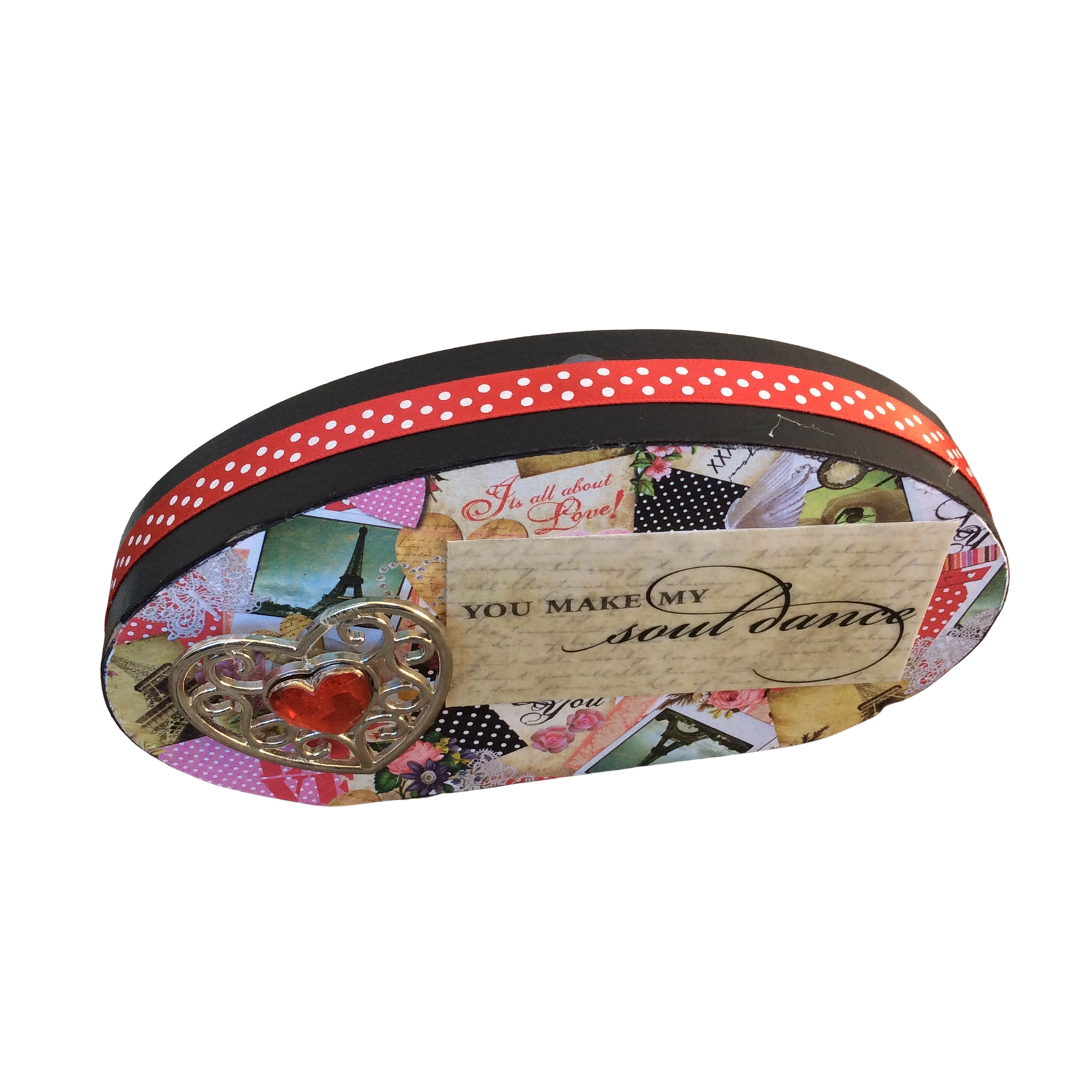 AGD Valentines Decor - You Make My Soul Dance Chunky Oval Sitter Decor