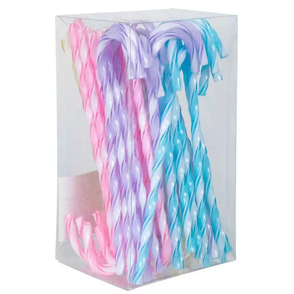 HL Christmas Supply - Iridescent Pastel 7-inch Candy Cane 48pc Set