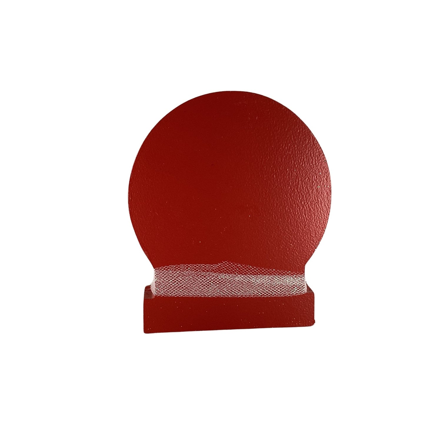 AGD Christmas Decor - Gingerbread Man Dry Snow Globe Wood Shaker