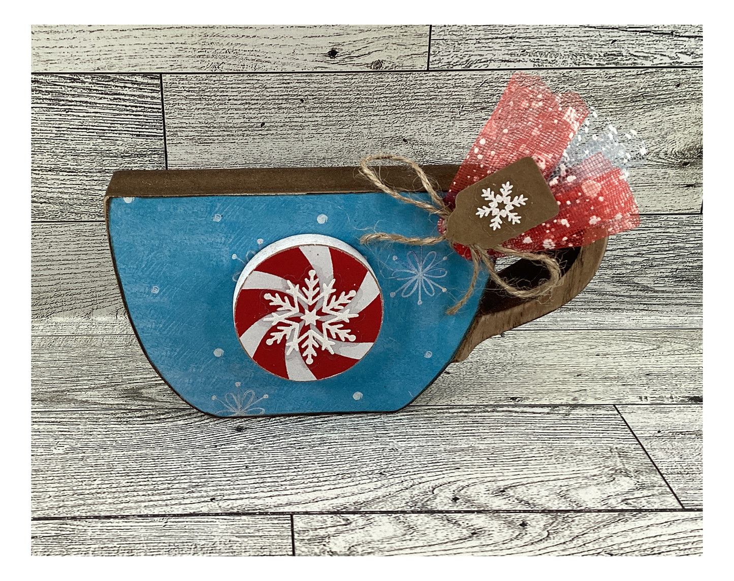 AGD Christmas Decor - Hot Chocolate Tier Tray Display 4pc Set