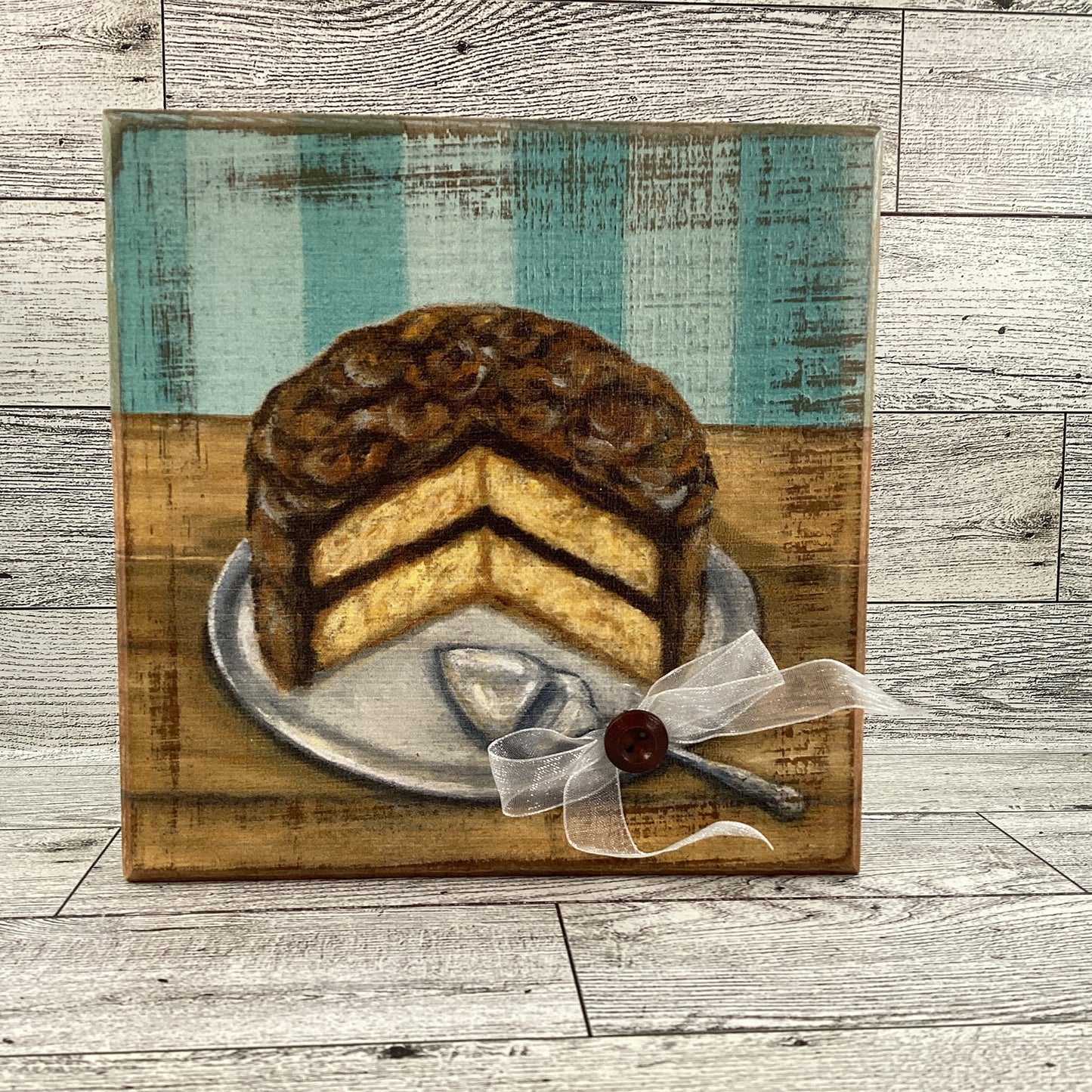 AGD  Home Decor - Cake Dessert Kitchen Tier Tray Decor 2pc Set