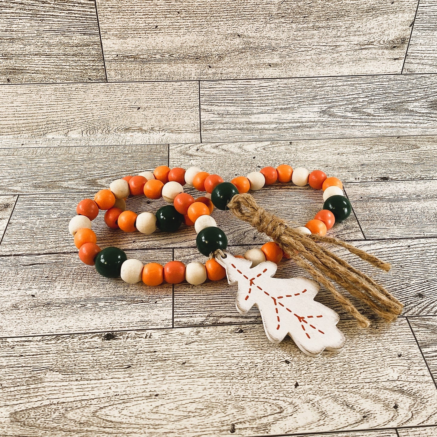AGD Multi Color Plaid Pumpkin Fall Vibes Sign & Garland
