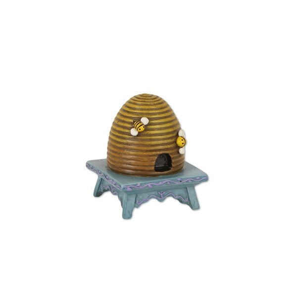 MW Spring Decor - Gypsy Fairy Garden Beehive Resin Figurine